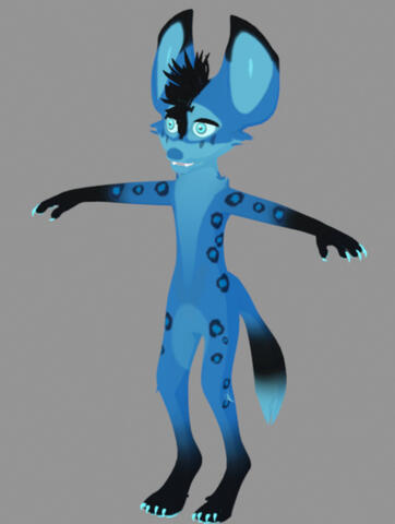 Custom Furry VRChat Avatar